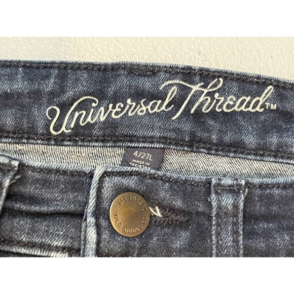Universal Thread Women Jeans High Rise Skinny Leg Five Design Pockets Blue 4/27L - Picture 5 of 10